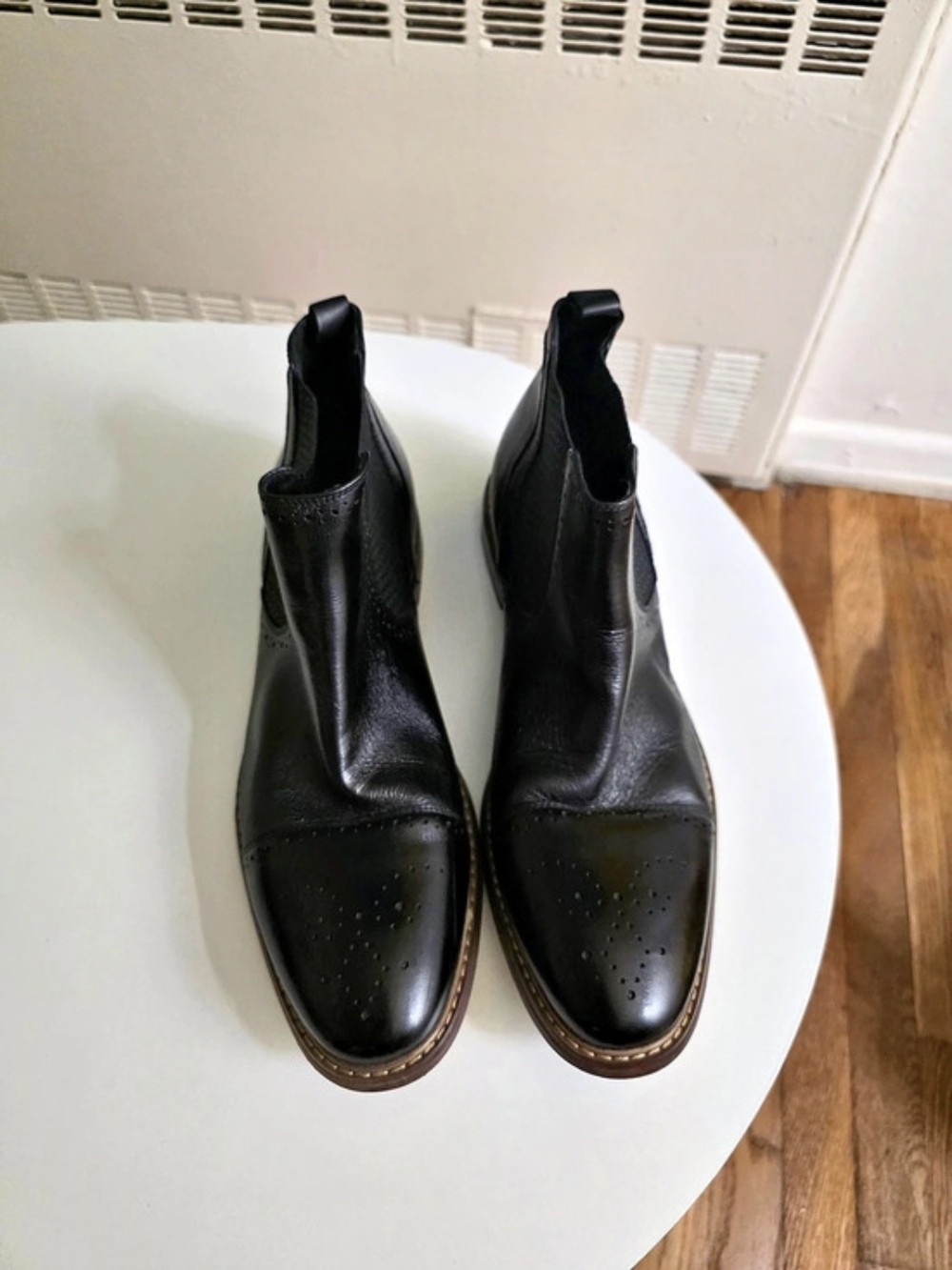Steve Madden Black Chelsea Ankle Boots
